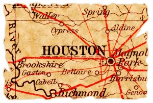 Houston old map