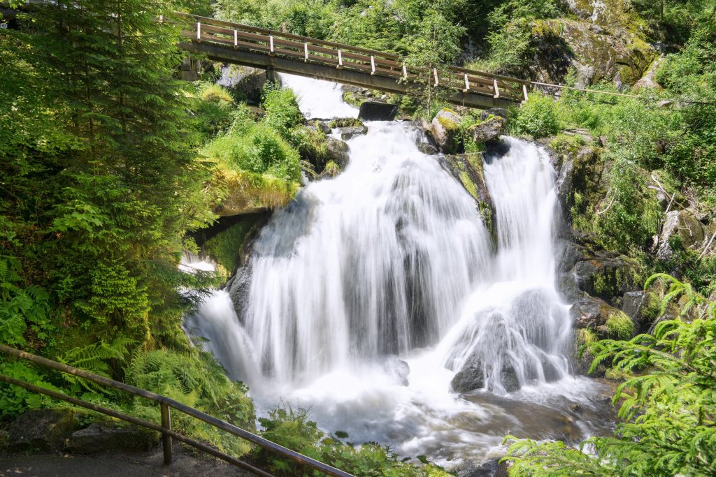 Triberg Waterfalls in the Black Forest region of Germany