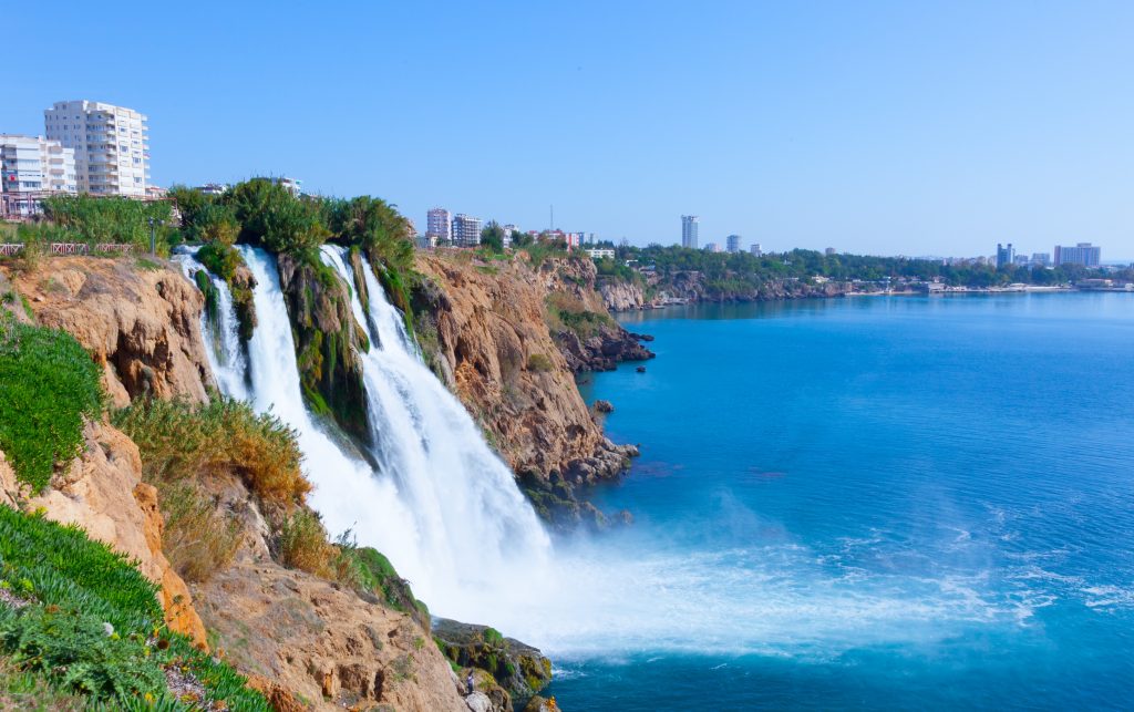 Waterfall in Antalya, Turkey; Turkish Riviera; Turkey road trip