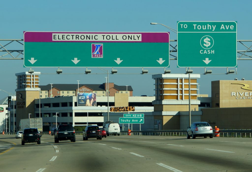 usa toll signs