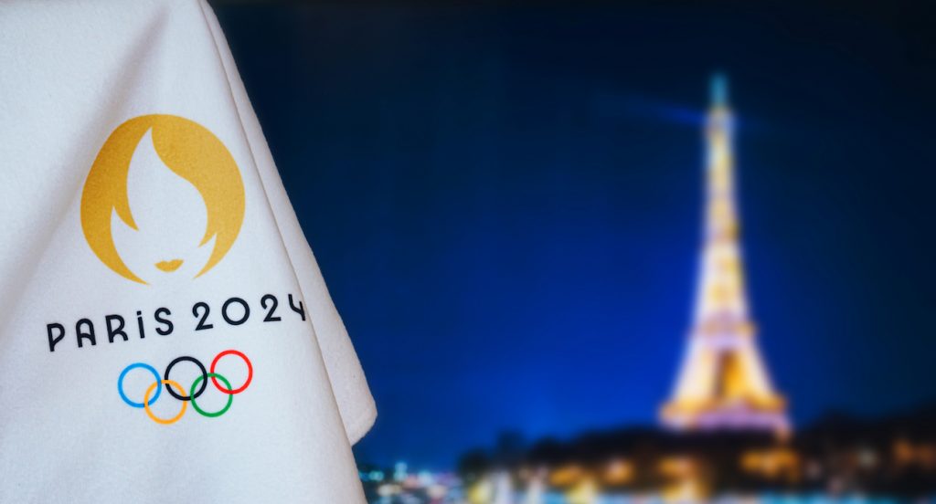 Paris Olympics flag 2024